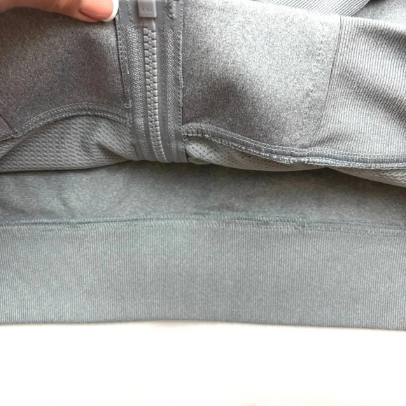 UnderArmour Men’s Gray Heather Coldgear Loose Full Zip Athletic Jacket Size XXL - Picture 9 of 14